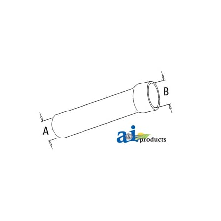 A & I Products Radiator Hose 9" x2.9" x2.9" A-R43582